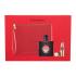 Yves Saint Laurent Black Opium Darčeková kazeta pre ženy parfumovaná voda 50 ml + rúž Rouge Volupté Shine 3,2 g No 86 + kozmetická taštička