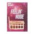 Makeup Obsession Feelin´ Nude Darčeková kazeta pre ženy paletka očných tieňov Nude Is The New Nude 13 g + ceruzka na pery Matchmaker Lip Crayon 1 g Moon poškodená krabička