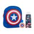 Marvel Captain America Darčeková kazeta toaletná voda 50 ml + sprchovací gél 300 ml + batoh