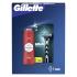 Gillette Mach3 Darčeková kazeta holiaci strojček 1 ks + náhradná hlavica 1 ks + sprchovací gél a šampón Old Spice Whitewater 3in1 250 ml