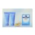 Versace Man Eau Fraiche Darčeková kazeta pre mužov toaletná voda 100 ml + balzam po holení 100 ml + sprchovací gél 100 ml + kľúčenka