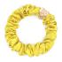 By Eloise London Silk Scrunchie Gold Heart Gumička na vlasy pre ženy 1 ks Odtieň Mellow Yellow