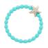 By Eloise London Bling Charms Starfish Gumička na vlasy pre ženy 1 ks Odtieň Turquoise