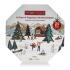 Yankee Candle 24 Days of Fragrance Advent Calendar Darčeková kazeta čajová sviečka 24 x 9,8 g + sklenený svietnik na čajovú sviečku