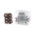 Invisibobble Nano Hair Ring Gumička na vlasy pre ženy 3 ks Odtieň Pretzel Brown - hnědá