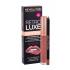 Makeup Revolution London Retro Luxe Matte Lip Kit Darčeková kazeta pre ženy tekutý rúž 5,5 ml + kontúrovacia ceruzka na pery 1 g
