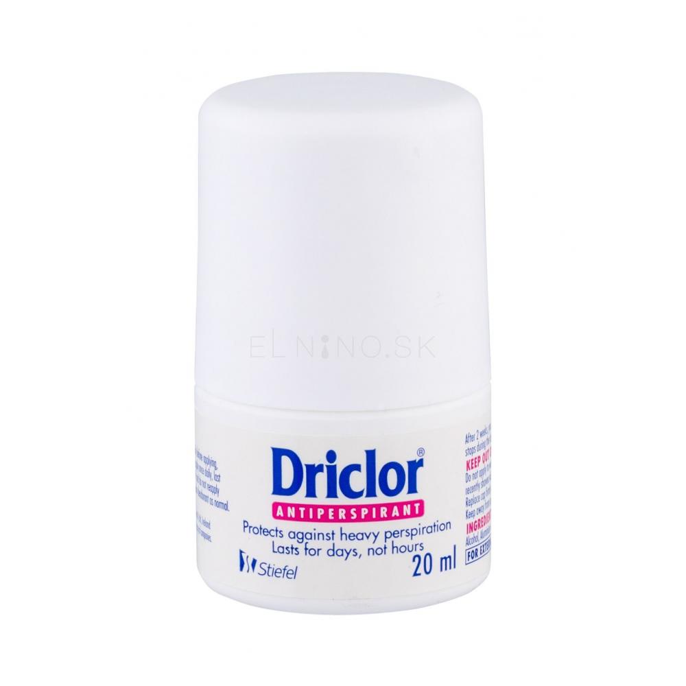 Driclor Antiperspirant Antiperspirant pre ženy 20 ml ELNINO.SK