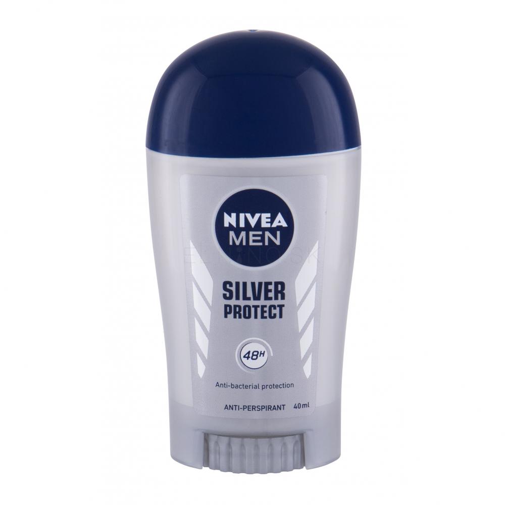 Nivea Men Silver Protect 48h Antiperspirant pre mužov 40 ml ELNINO.SK