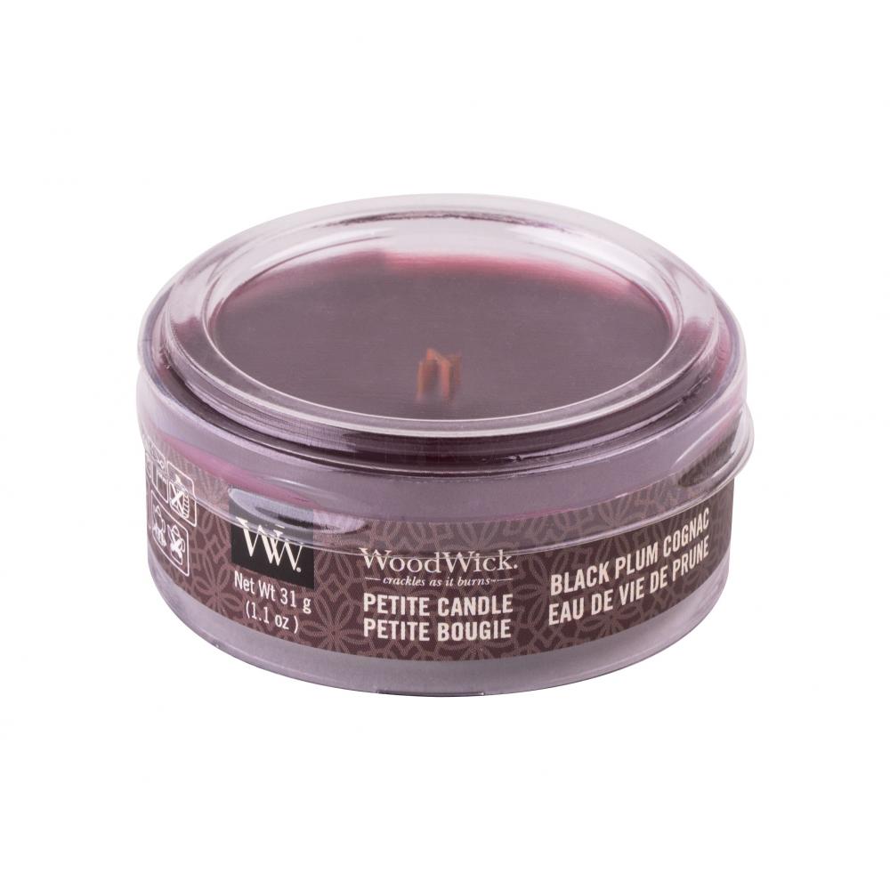 WoodWick Black Plum Cognac Vonná sviečka 31 g ELNINO.SK