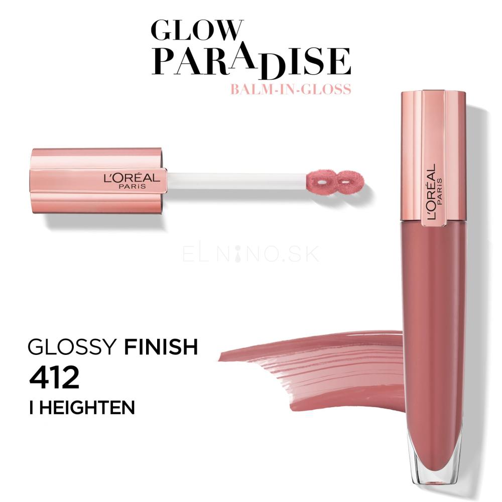 L'Oréal Paris Glow Paradise Balm In Gloss Lesk na pery pre ženy 7 ml