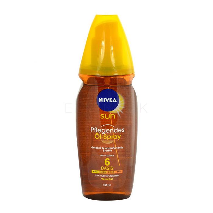 Nivea Sun Tanning Oil Spray SPF6 Opaľovací prípravok na telo 150 ml