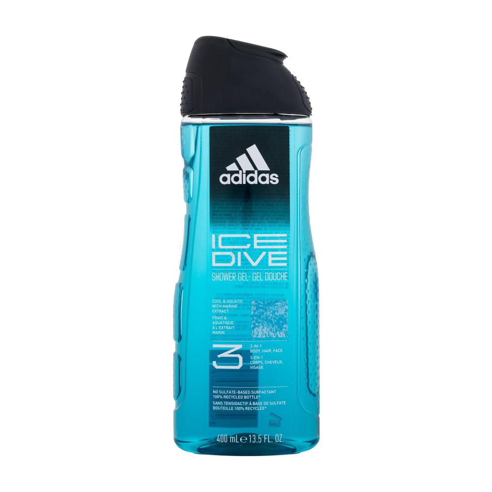 Adidas Ice Dive Shower Gel 3In1 Sprchovacie gély pre mužov ELNINO.SK