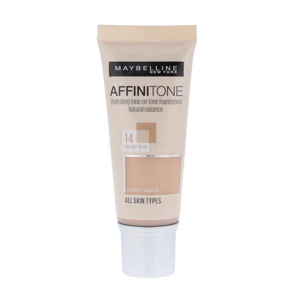 Maybelline Affinitone Make-up pre ženy 30 ml Odtieň 14 Creamy Beige ...