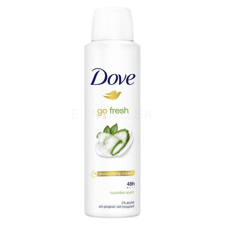 Dove Go Fresh Cucumber &amp; Green Tea 48h Antiperspirant pre ženy 150 ml