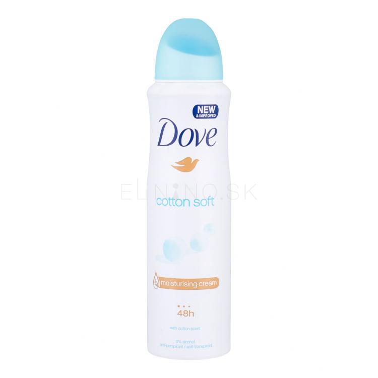 Dove Cotton Soft 48h Antiperspirant pre ženy 150 ml