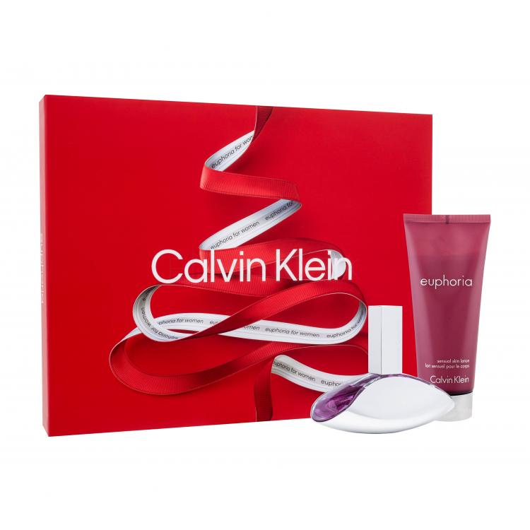 Calvin Klein Euphoria Darčeková kazeta pre ženy parfumovaná voda 50 ml + telové mlieko 100 ml