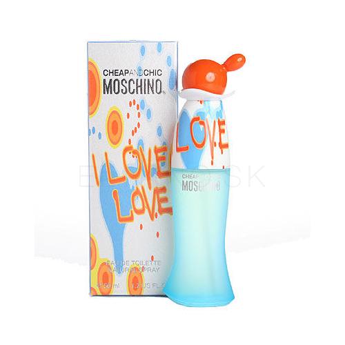 Moschino Cheap And Chic I Love Love Toaletná voda pre ženy 100 ml poškodená krabička