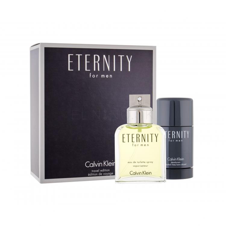 Calvin Klein Eternity For Men Darčeková kazeta toaletná voda 100 ml + deostick 75 ml