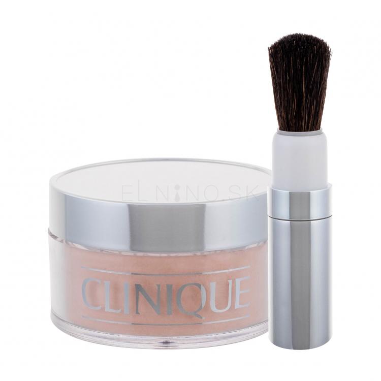 Clinique Blended Face Powder And Brush Púder pre ženy 35 g Odtieň 04 Transparency