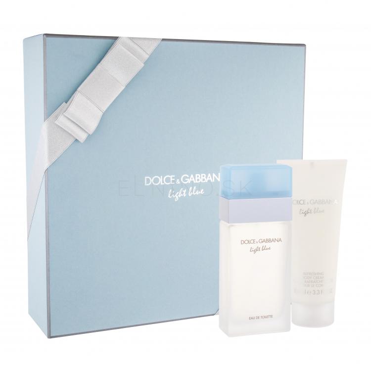 Dolce&amp;Gabbana Light Blue Darčeková kazeta toaletná voda 50 ml + telový krém 100 ml