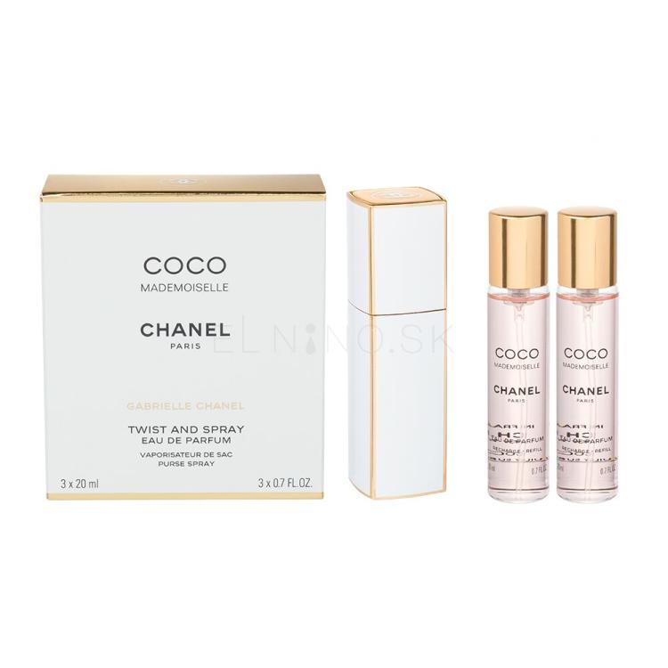 Chanel Coco Mademoiselle Parfumovaná voda pre ženy Twist and Spray 3x20 ml