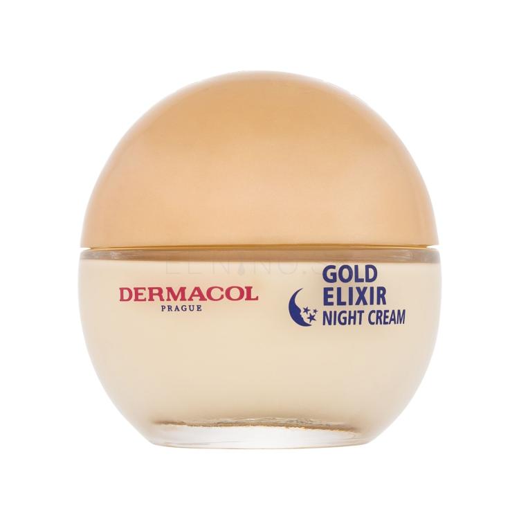Dermacol Gold Elixir Nočný pleťový krém pre ženy 50 ml