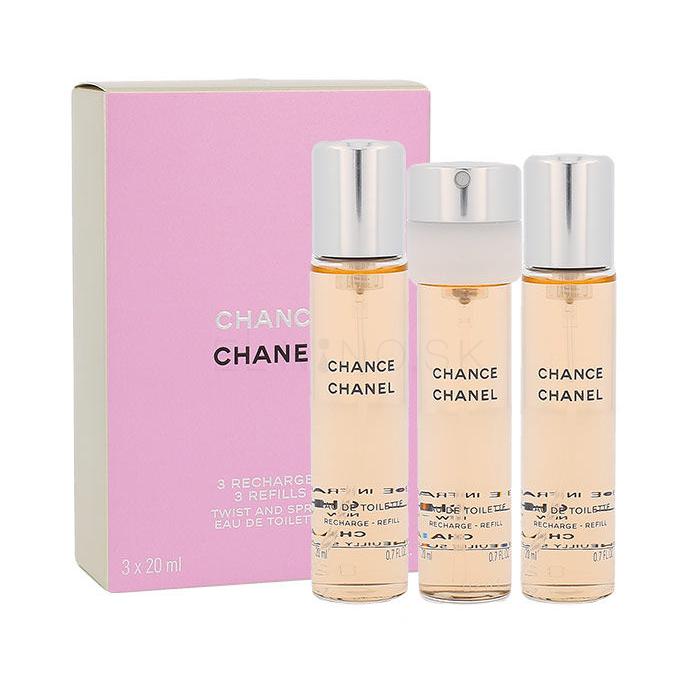 Chanel Chance Toaletná voda pre ženy Náplň 3x20 ml