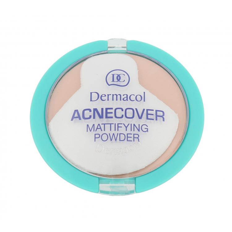 Dermacol Acnecover Mattifying Powder Púder pre ženy 11 g Odtieň Shell
