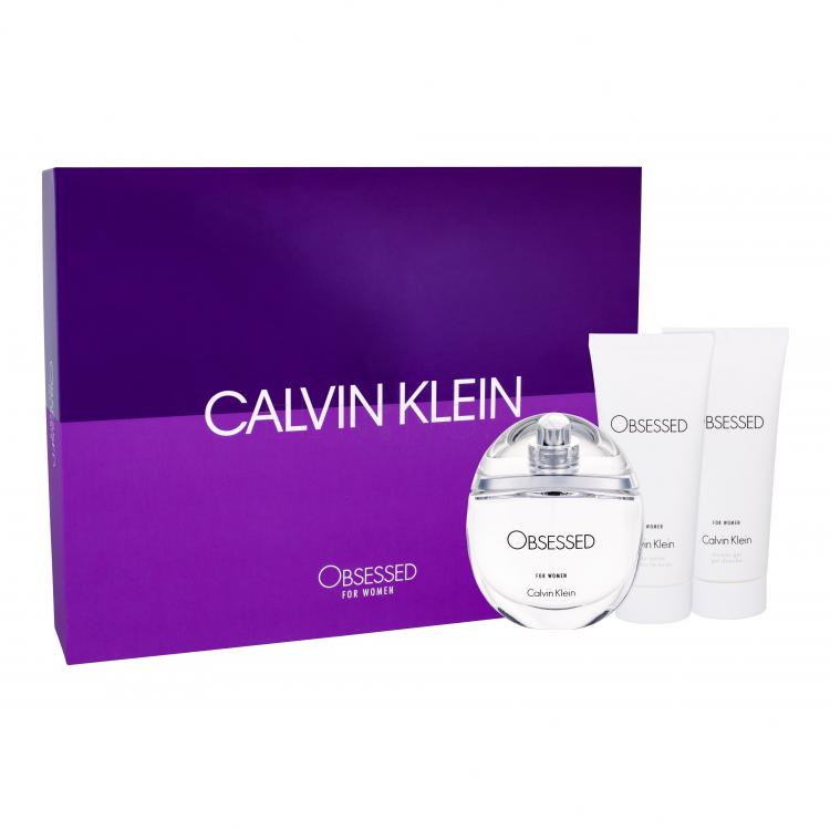 Calvin Klein Obsessed For Women Darčeková kazeta parfumovaná voda 100 ml + telové mlieko 100 ml + sprchovací gél 100 ml