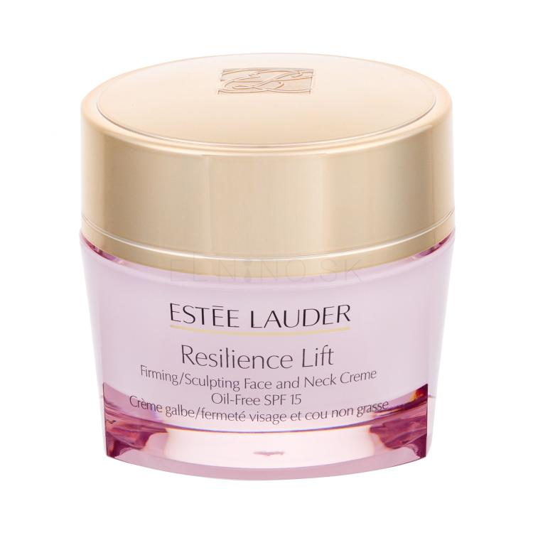 Estée Lauder Resilience Lift Face and Neck Creme Oil-Free SPF15 Denný pleťový krém pre ženy 50 ml
