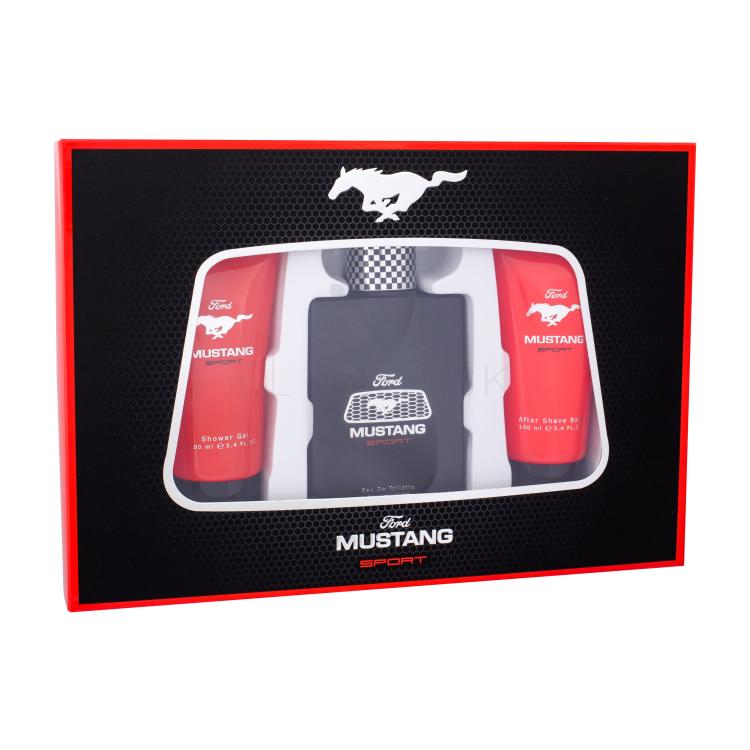 Ford Mustang Mustang Sport Darčeková kazeta toaletná voda 100 ml + sprchovací gél 100 ml + balzam po holení 100 ml