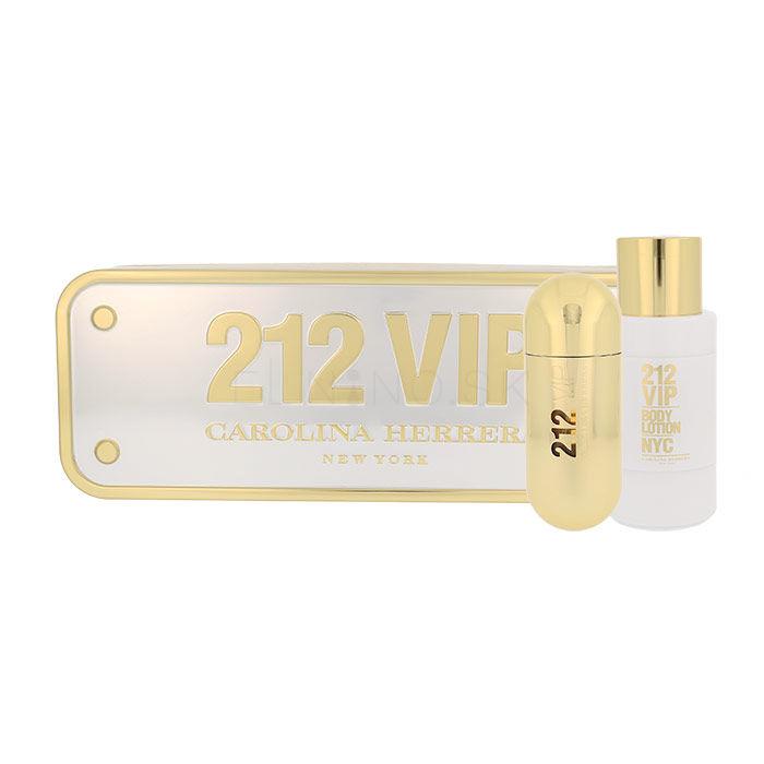Carolina Herrera 212 VIP Darčeková kazeta pre ženy parfumovaná voda 80 ml + telové mlieko 200 ml