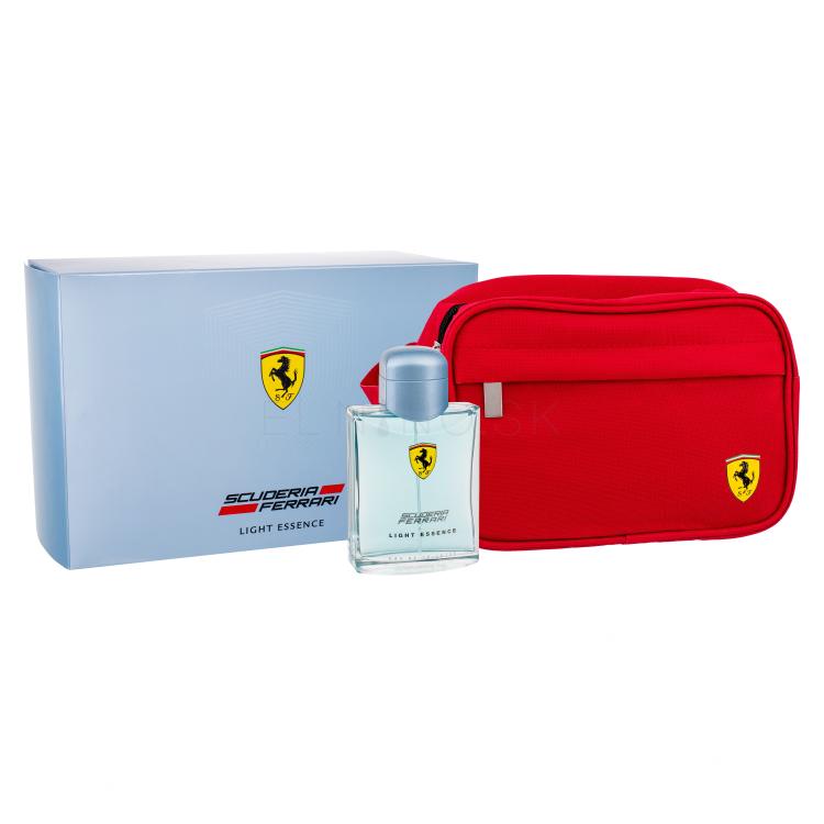 Ferrari Scuderia Ferrari Light Essence Darčeková kazeta toaletná voda 125 ml + kozmetická taška poškodená krabička