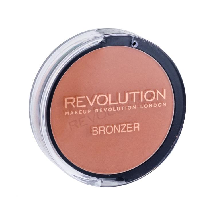 Makeup Revolution London Bronzer Bronzer pre ženy 7,5 g Odtieň Bronzer Kiss