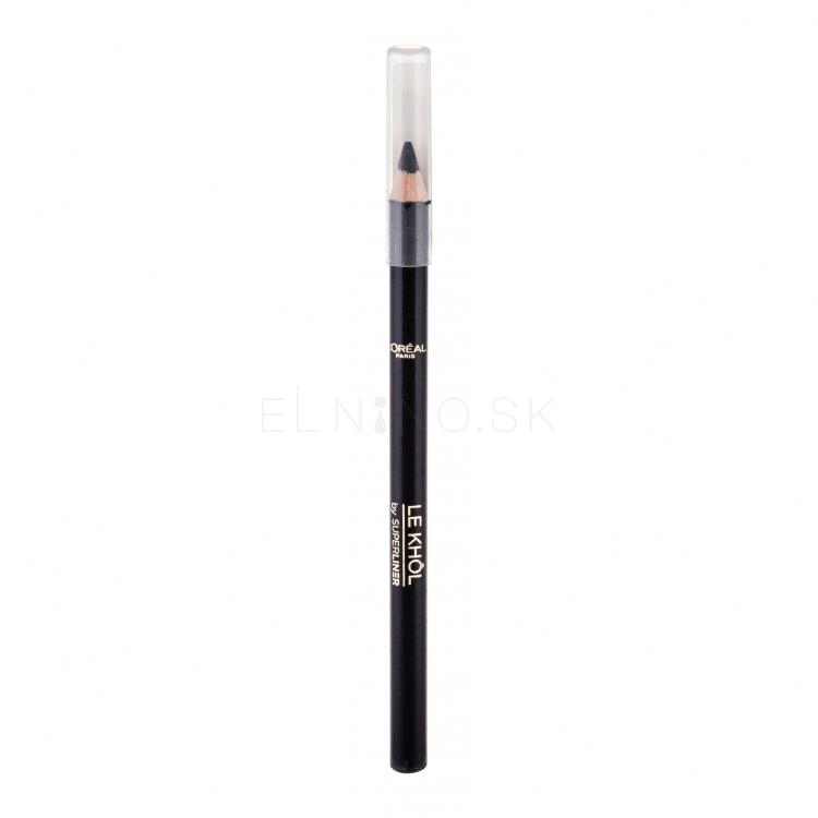 L&#039;Oréal Paris Super Liner Le Khol Ceruzka na oči pre ženy 1,2 g Odtieň 101 Midnight Black