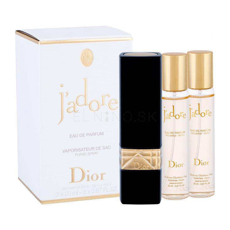 Christian Dior J&#039;adore Parfumovaná voda pre ženy Naplniteľný 3x20 ml