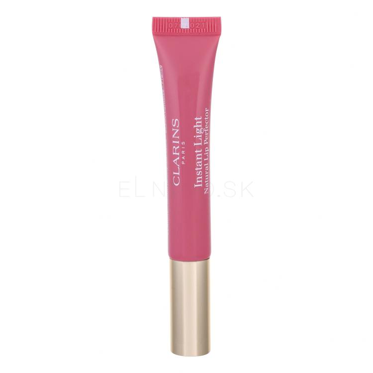 Clarins Instant Light Natural Lip Perfector Lesk na pery pre ženy 12 ml Odtieň 07 Toffee Pink Shimmer