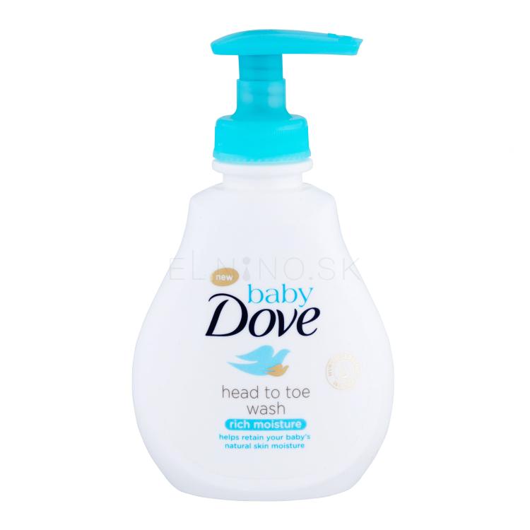 Dove Baby Rich Moisture Head To Toe Wash Pena do kúpeľa pre deti 200 ml