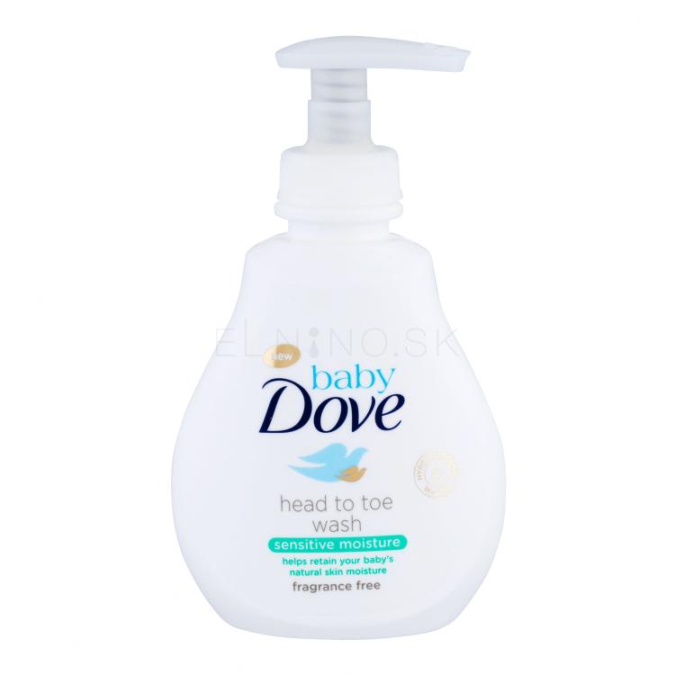 Dove Baby Sensitive Moisture Head To Toe Wash Pena do kúpeľa pre deti 200 ml