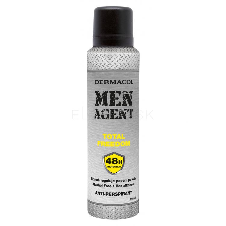 Dermacol Men Agent Total Freedom 48H Antiperspirant pre mužov 150 ml