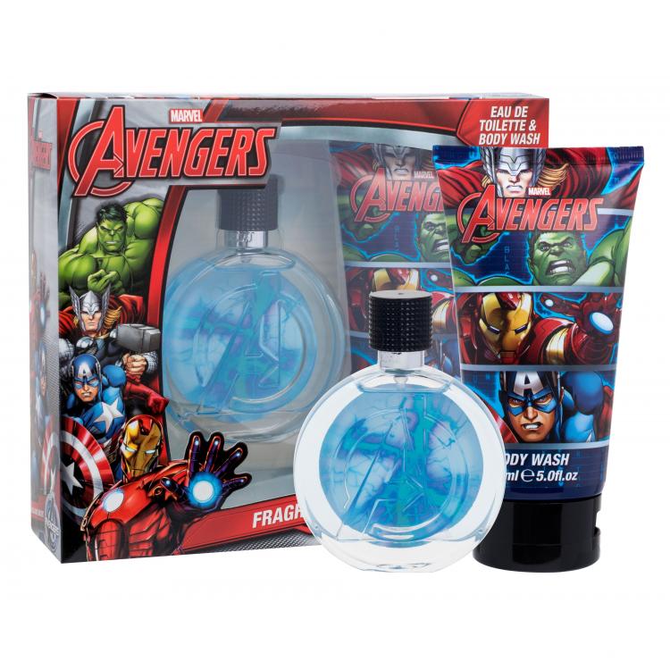 Marvel Avengers Darčeková kazeta toaletná voda 75 ml + sprchovací gél 150 ml poškodená krabička