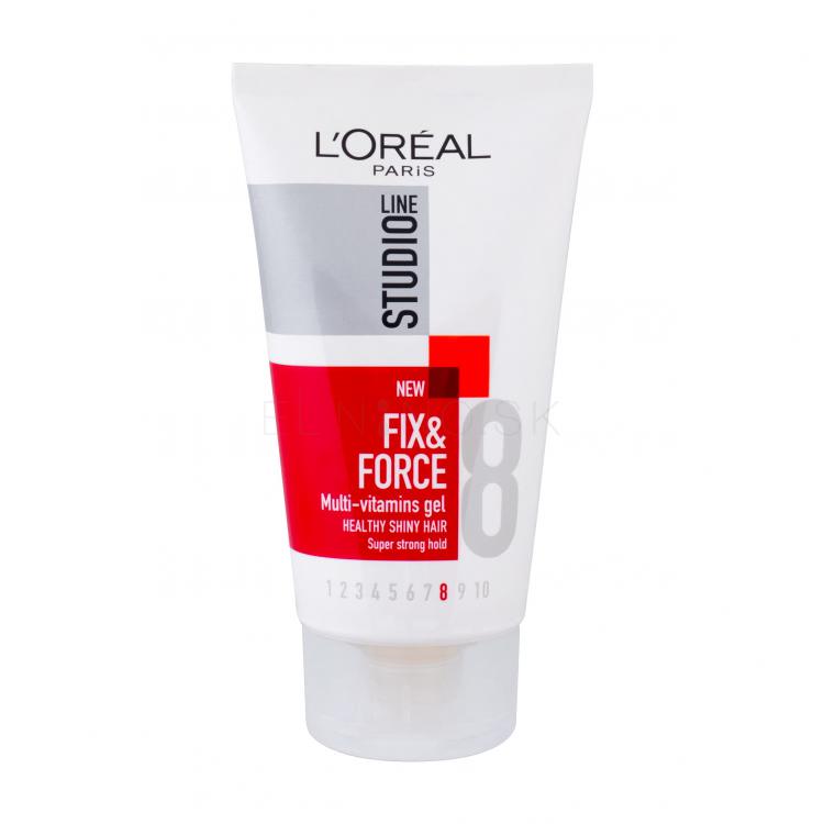 L&#039;Oréal Paris Studio Line Fix &amp; Force Gél na vlasy pre ženy 150 ml