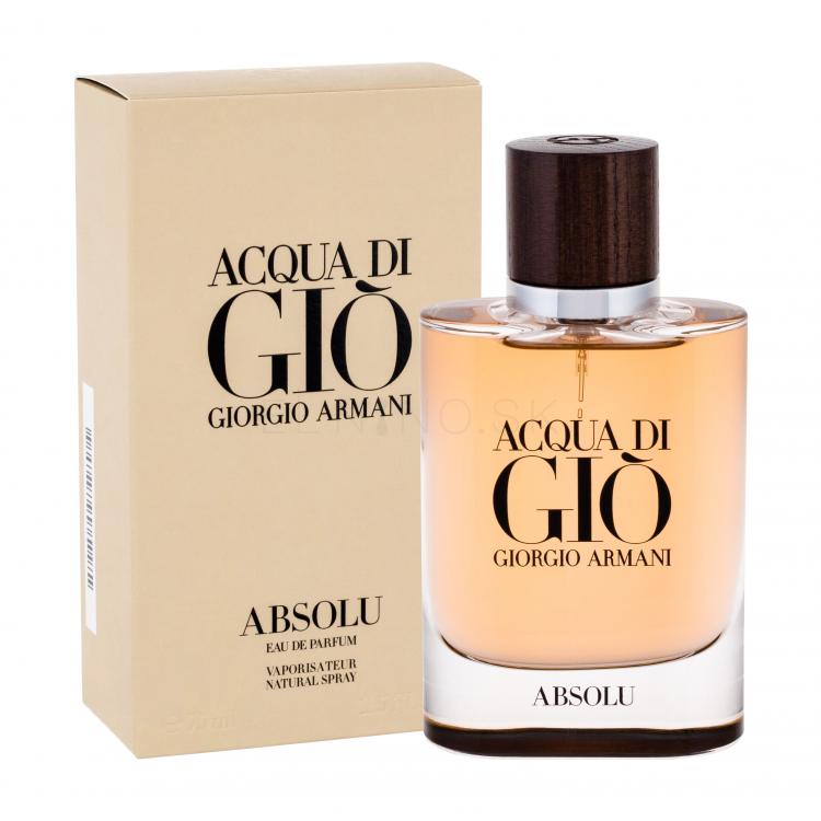 Giorgio Armani Acqua di Giò Absolu Parfumovaná voda pre mužov 75 ml