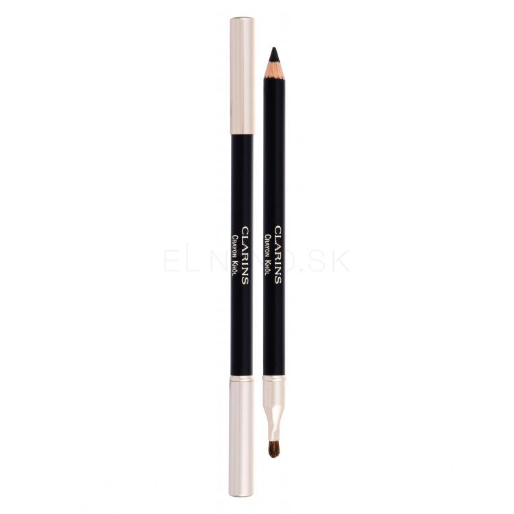 Clarins Long-Lasting Eye Pencil Ceruzka na oči pre ženy 1,05 g Odtieň 01 Carbon Black
