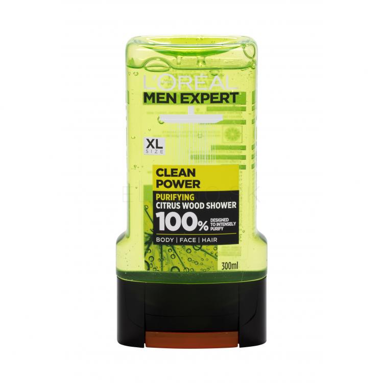 L&#039;Oréal Paris Men Expert Clean Power Sprchovací gél pre mužov 300 ml