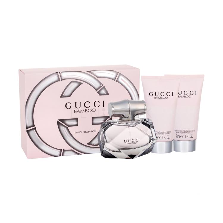 Gucci Gucci Bamboo Darčeková kazeta parfumovaná voda 50 ml + telové mlieko 50 ml + sprchovací gél 50 ml
