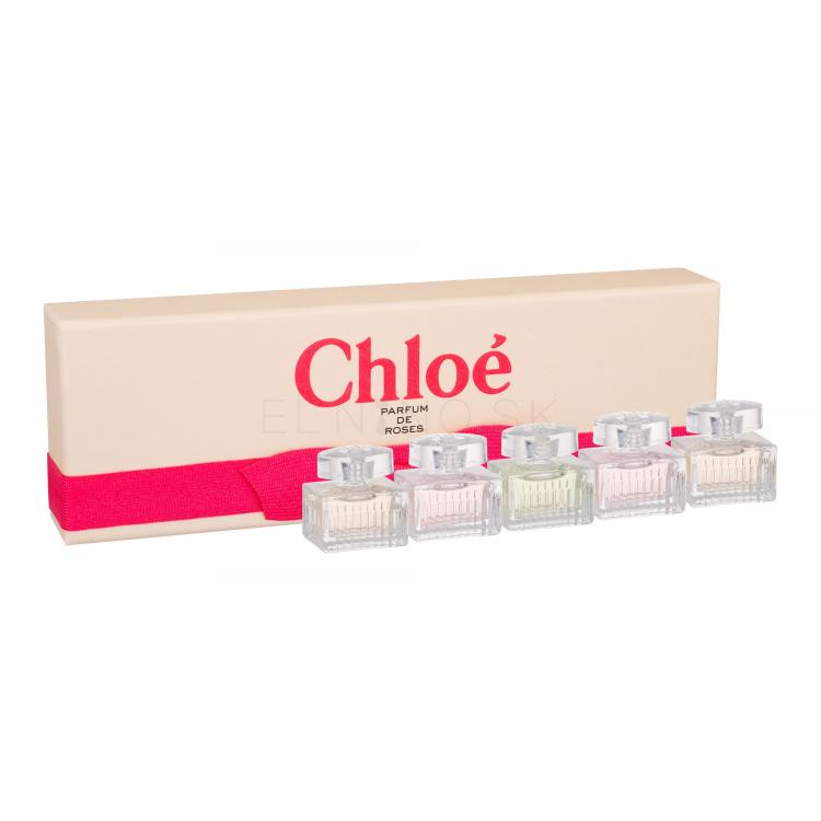 Chloé Mini Set 2 Darčeková kazeta parfumovaná voda Chloé 2x 5 ml + toaletná voda L´Eau de Chloé 5 ml + toaletná voda Roses de Chloé 2x 5 ml