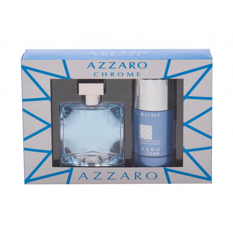 Azzaro Chrome United Darčeková kazeta toaletná voda 50 ml + deostick 75 ml