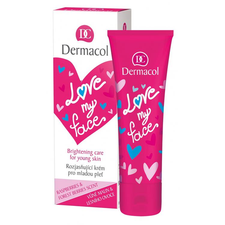 Dermacol Love My Face Brightening Care Denný pleťový krém pre ženy 50 ml