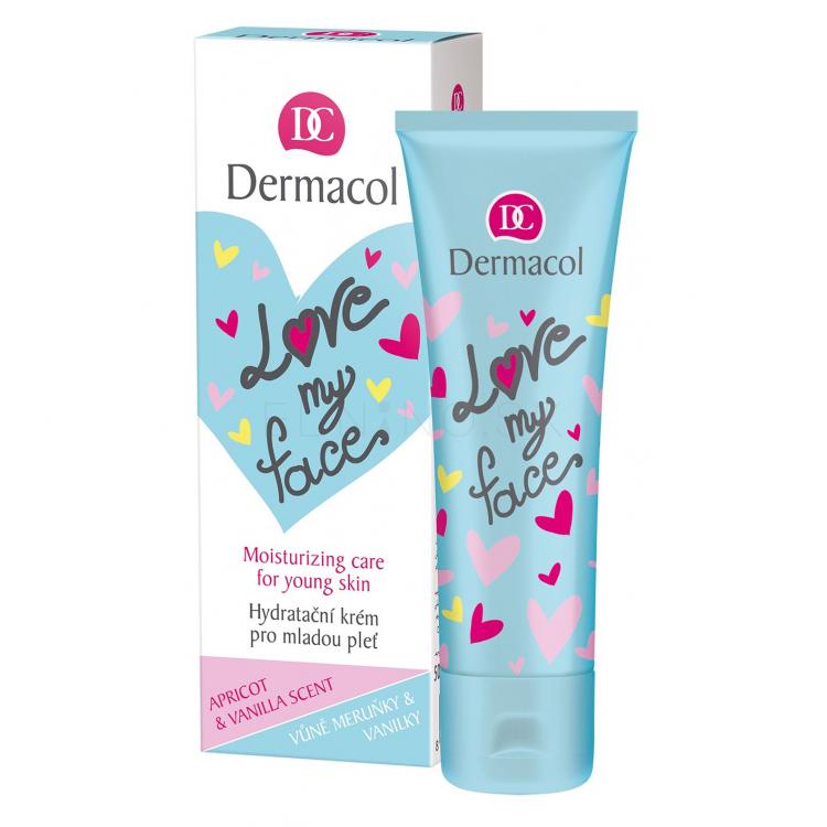 Dermacol Love My Face Moisturizing Care Denný pleťový krém pre ženy 50 ml